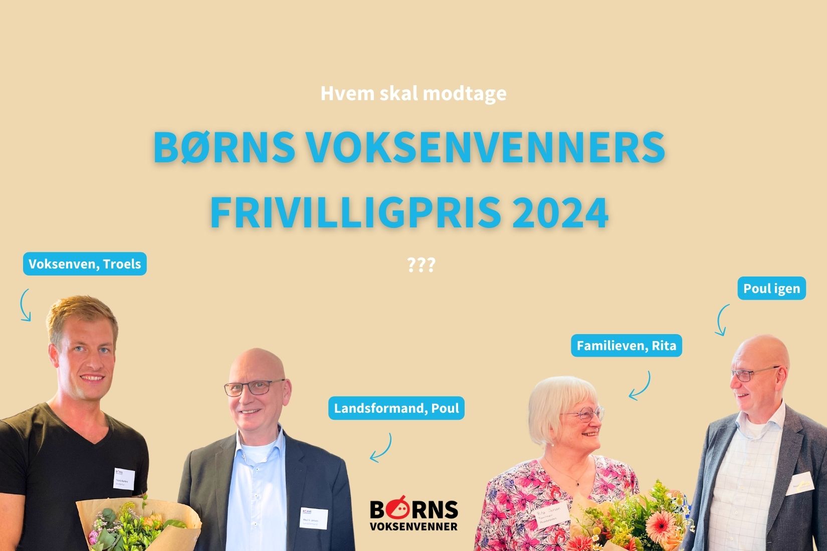 Børns Voksenvenners Frivilligpris 2024