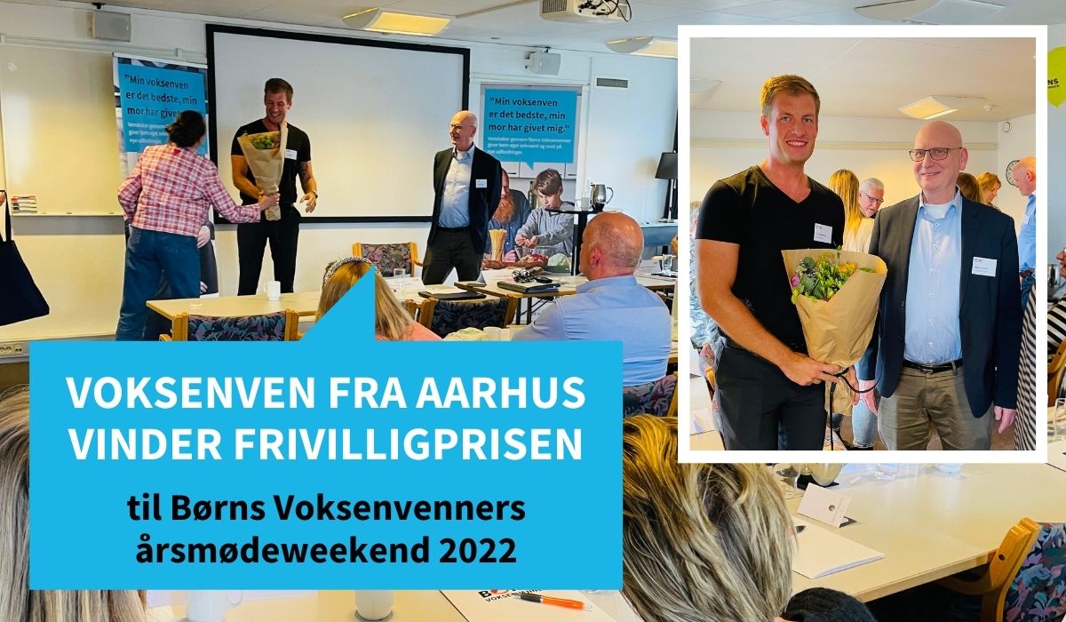 Voksenven fra Aarhus vinder Frivilligprisen 2022